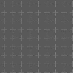 Grid Pattern with Plus Signs on Gray Background