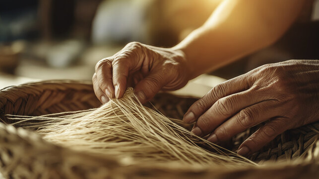 A multi-purpose visual content highlight homegrown produce in a handcrafted wicker basket, sponsored by h&m - a touch of authenticity.