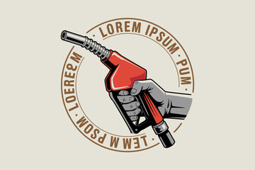 Fuel Pump Icon Logo