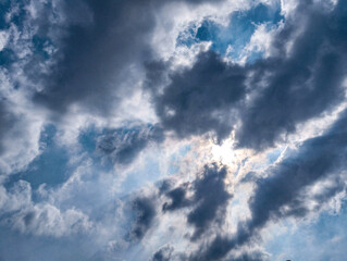blue sky with clouds 