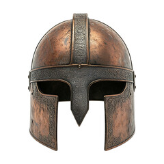 Ancient Bronze Helmet History Warfare and Design On Transparent Background