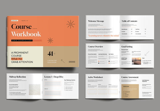Modern Course Workbook Template