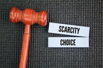 The two basic problem issues are scarcity and choice. Scarcity arises because human wants are...