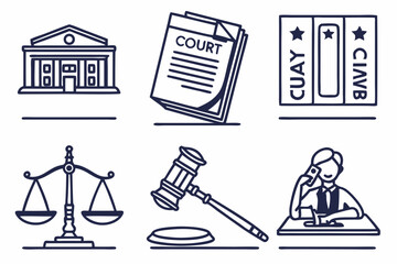 justice gavel and law books