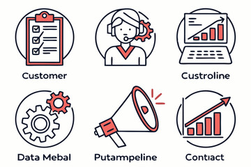 set of icons for web design