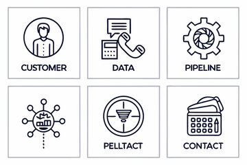 set of icons for web design