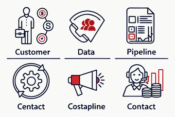 set of icons for web design