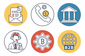 business icons set