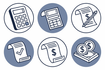 set of icons for web design