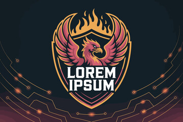 Phoenix and Flame Logo