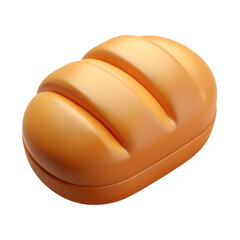 Fototapeta premium Bread Icon 3D Rendering Isolated on White