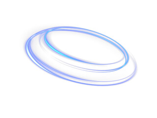 Abstract light speed lines neon rings glowing circles movement on black background vector illustration. Blue, Red , Purpure light effect. PNG. © Ihor Nemynushchyi