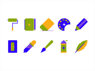 Modern Creative Tools Icon Pack Element