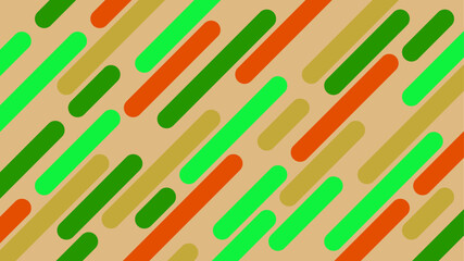 Colorful abstract diagonal rounded bars pattern background. This modern geometric design is ideal for use in web banners, digital wallpapers, presentations, or creative graphic design projects.
