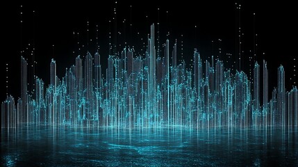 Futuristic digital city skyline (1)