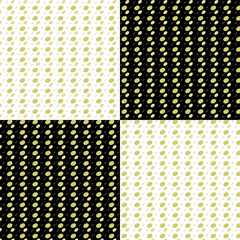Seamless vector pattern of abstract elements.