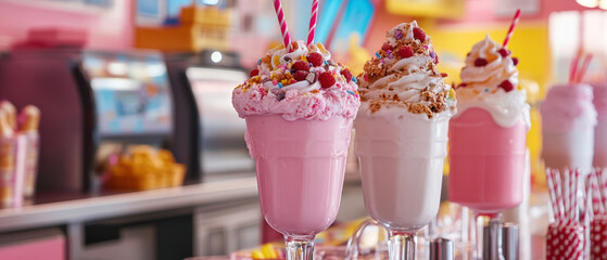 Experience creamy delights high fidelity ice cream shop & milkshake bar