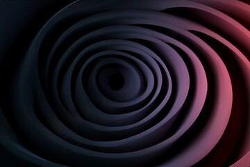 Modern Elegant Background with Swirling Layers and Mesmerizing Illusion in Geometric Design Style