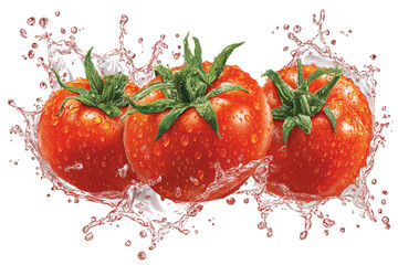 Fresh Tomatoes in Splash (1)