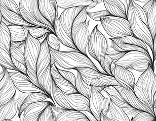 Floral Line Art