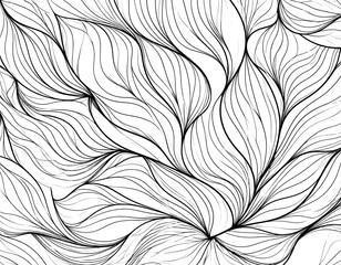 Floral Line Art