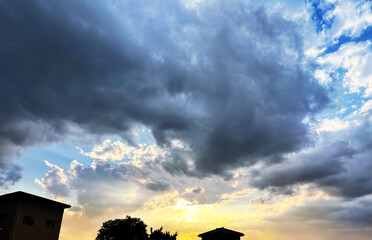 夕焼け空（青）