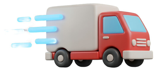 Animated Delivery Truck