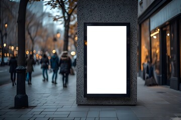 large billboard on the wall at the side of the road