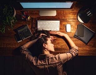 コンピューターで仕事をする人のイメージ