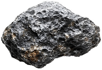 Textured Asteroid Fragment with Intricate Surface Details in 3D Render