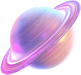 Futuristic Holographic Planet with Sci-Fi Inspired 3D