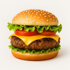 Delicious Cheeseburger with Double Cheese