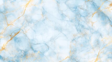 Fototapeta premium Abstract Marble Texture: Delicate veining and swirling patterns of blue and gold on a polished marble surface, embodying luxury and elegance. 