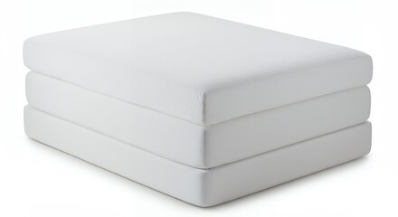 White cushions stacked for childrens room