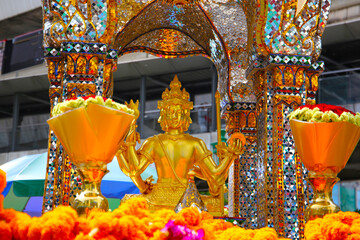 Erawan Shrine at Ratchaprasong, Bangkok, Thailand