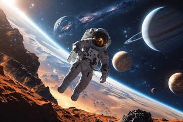 Exploring Planets in Outer Space: Astronauts in the Universe