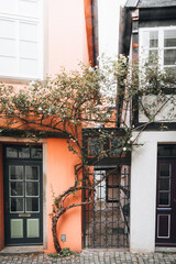 street of schnoor quarter in bremen