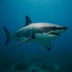 Naklejka premium Shark