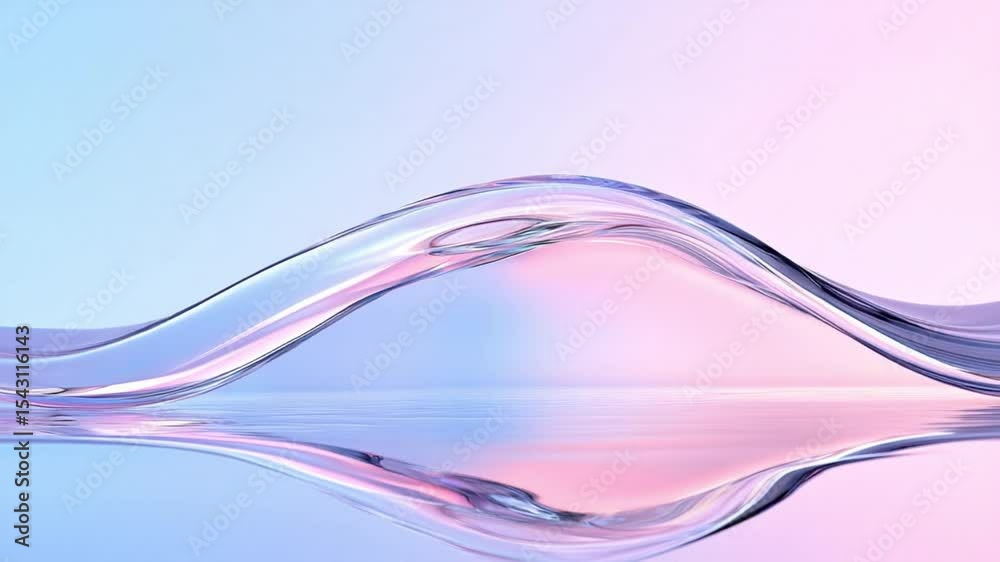 Poster Abstract Fluid Art: A mesmerizing dance of light and color as liquid undulates in a captivating display of purity, fluidity, and artistic expression.