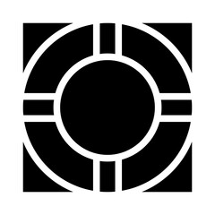 lifeguard glyph icon