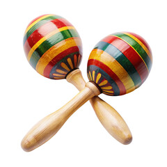 wooden lollipop isolated on white