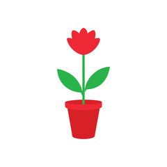 Flower tob vector art illustration