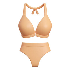 3D Cartoon Bikini Set