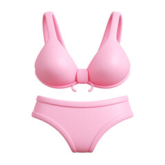 Pink 3D Cartoon Bikini