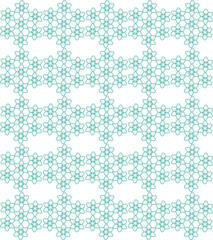 Islamic and decorative art pattern for background in light blue color 