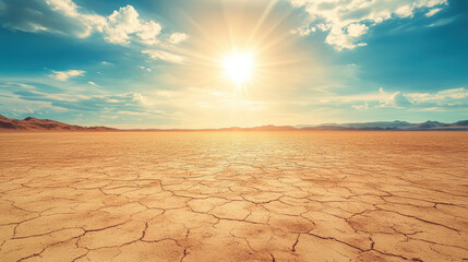 High-fidelity exploration of serene desert landscapes and atmospheric perspectives
