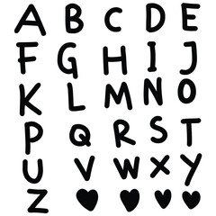 vector alphabet set