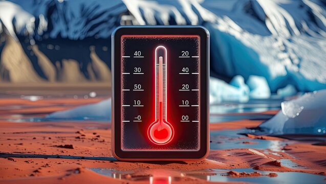 Rising temperatures and melting glaciers climate change - Powered by Adobe