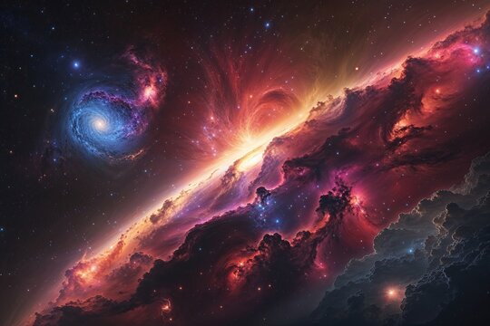 Cosmic Wonders Unveiling Colorful Nebular Events and Stunning Celestial Phenomena