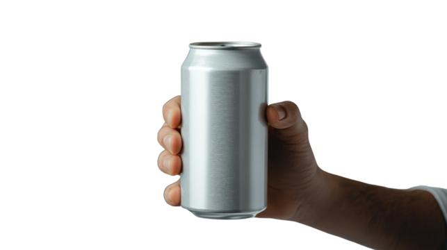 Woman's hand holding a glass of water, a healthy drink on white background.